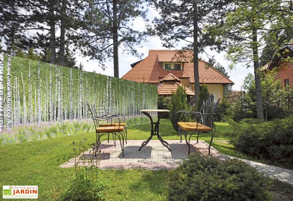 Brise Vue Decoratif En Polyester Printemps Au M Asystolie