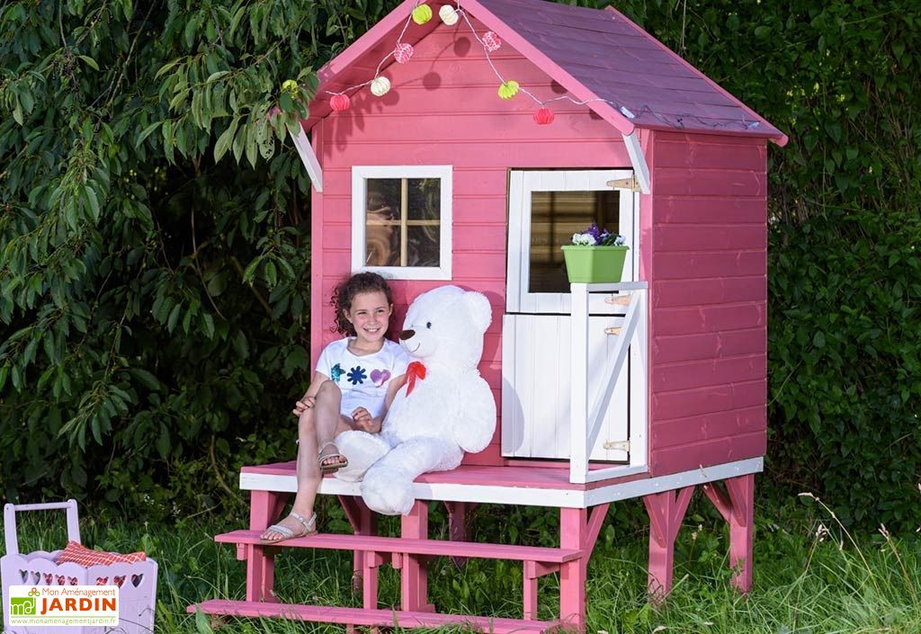 Cabane En Bois Traite Autoclave Maison D Enfants Sur Pilotis Lena
