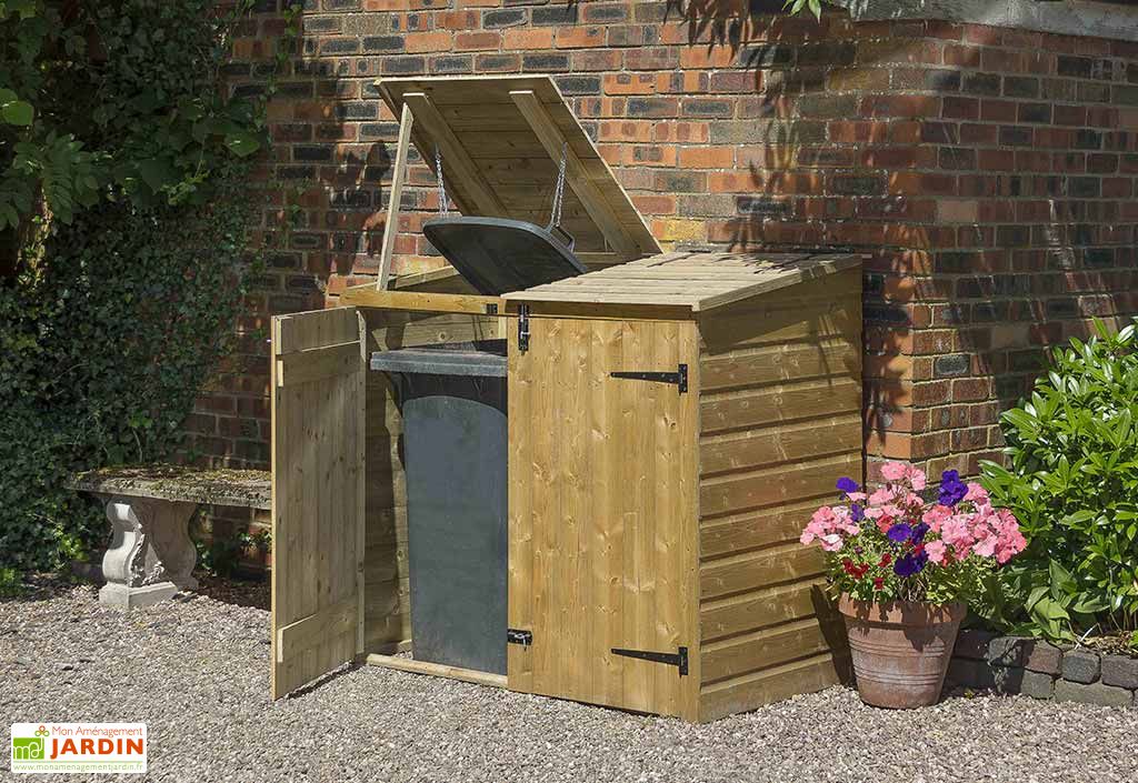Coffre Multifonctions Abri Poubelles Binstore 150x80x129cm