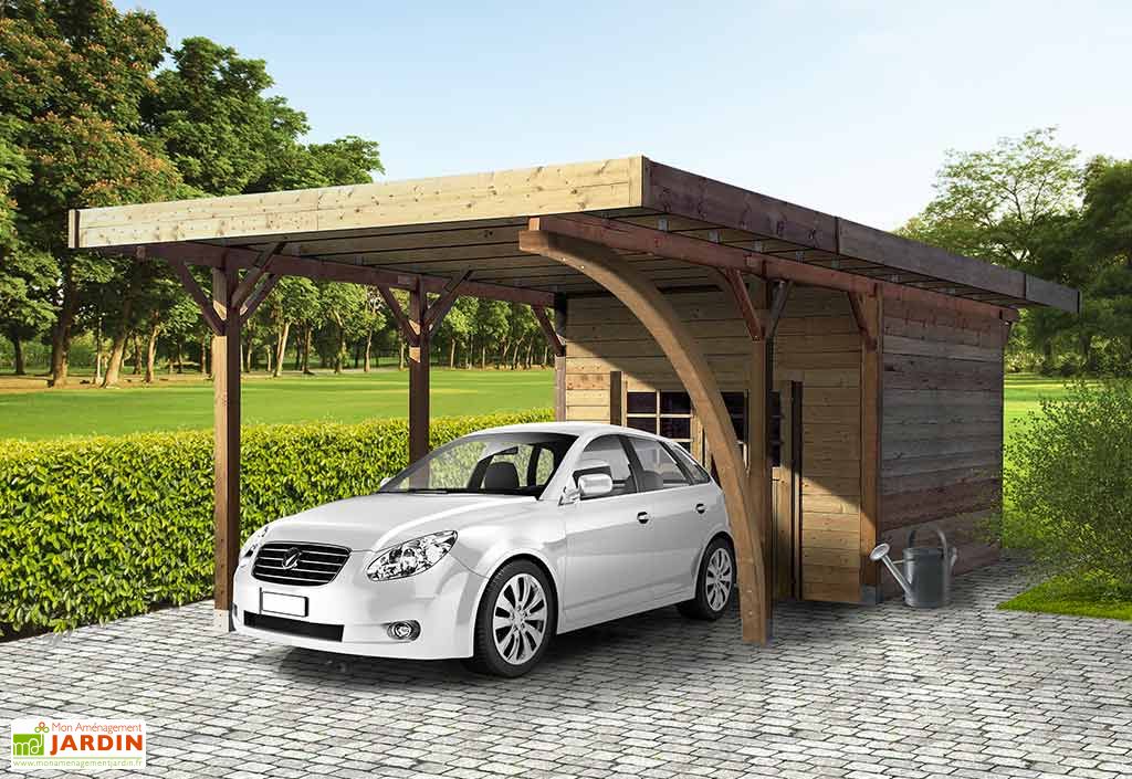 Carport En Bois Mon Amenagement Jardin