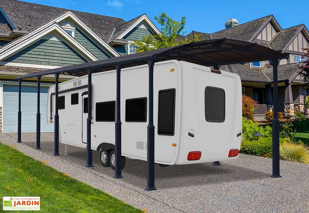 Carport Camping Car Aluminium Polycarbonate Alpine 12700 46 M