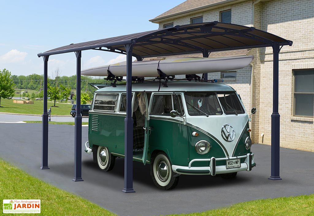 Carport Camping Car Aluminium Polycarbonate Alpine 6400 23 M Palram