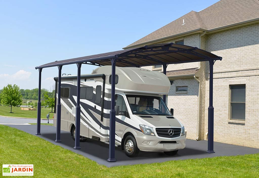 Carport Camping Car Aluminium Et Polycarbonate Alpine 8500 30 M