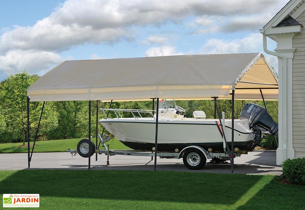 Carport Alu Adosse 6x3