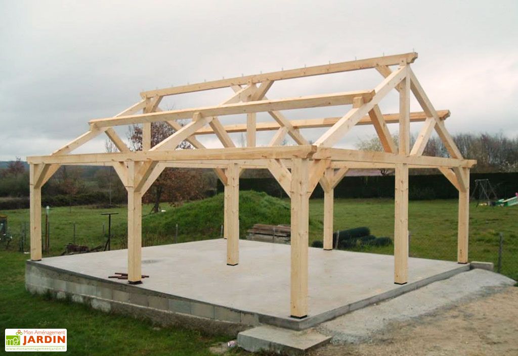 Carport Bois