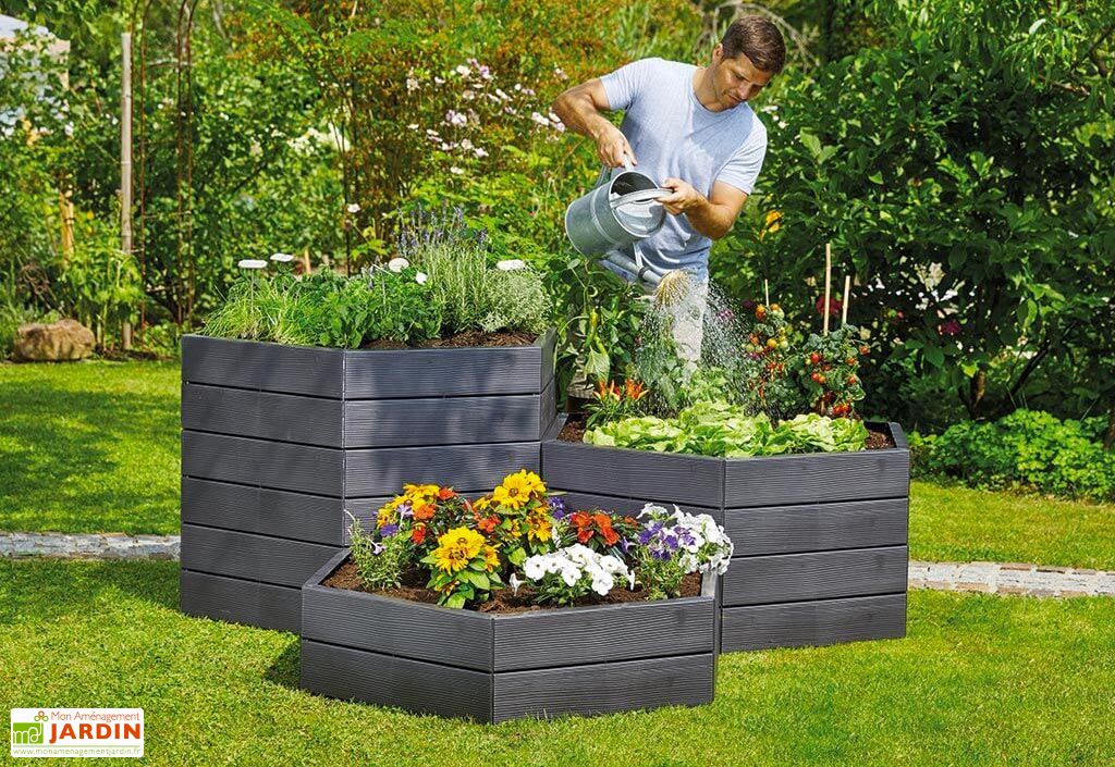 carre potager empilable en polypropylene ergo 110 cm lot de 2 garantia
