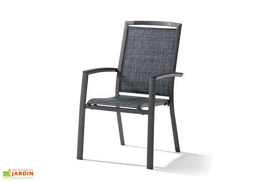 Chaise Textilux Empilable Alu Grislot Et Trento Jardin De 6 CtsrhdxQ