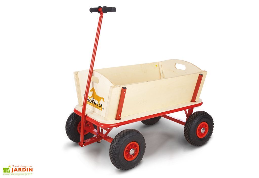 Chariot De Plage En Bois Maxi Pinolino