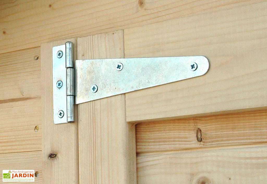 abri a velos en bois de sapin brut cykel 2 1 m