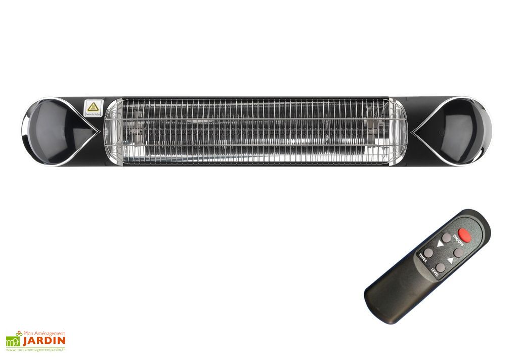 Chauffage Electrique Halogene Isun 2500 W Telecommande Ufo