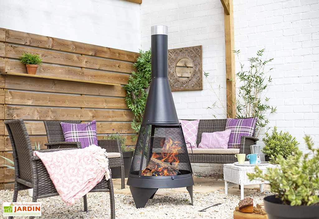 cheminee acier mesh colorado extra large la hacienda