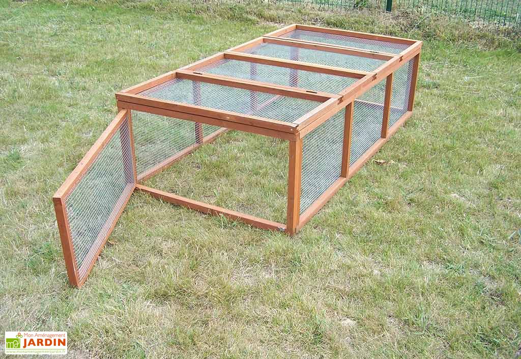 Enclos pour Lapins Smokey (0,9x1,8x0,5)