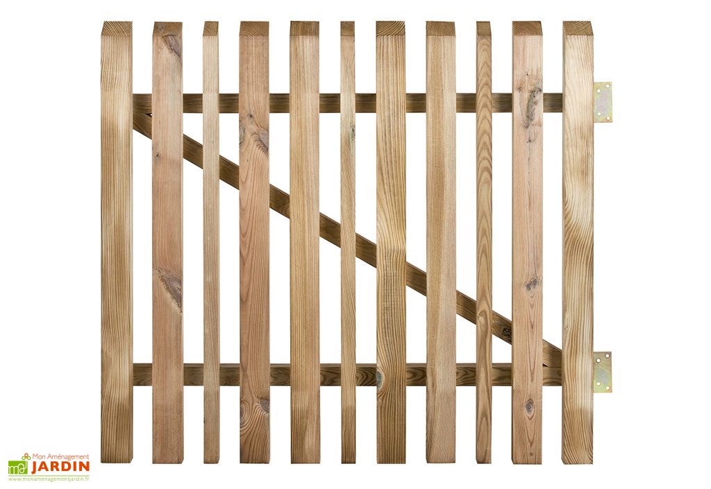 Portillon En Bois Traite Oblik 100x90cm L H Burger