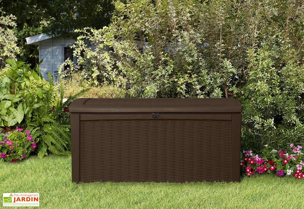 Coffre De Rangement Rio 400l Coffre De Rangement Rotin Tresse
