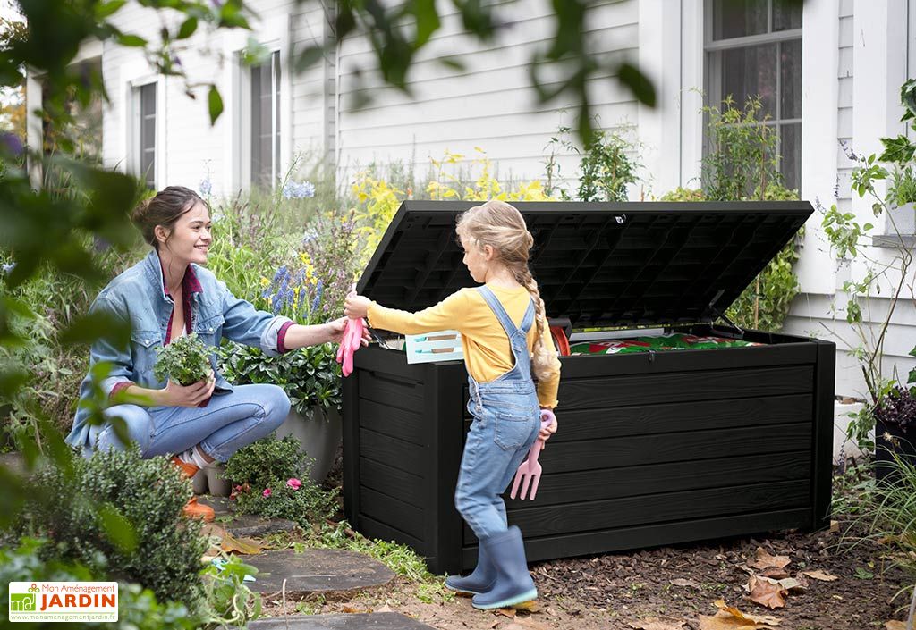 Coffre De Jardin Keter Marron En Resine Northwood 623 L Keter