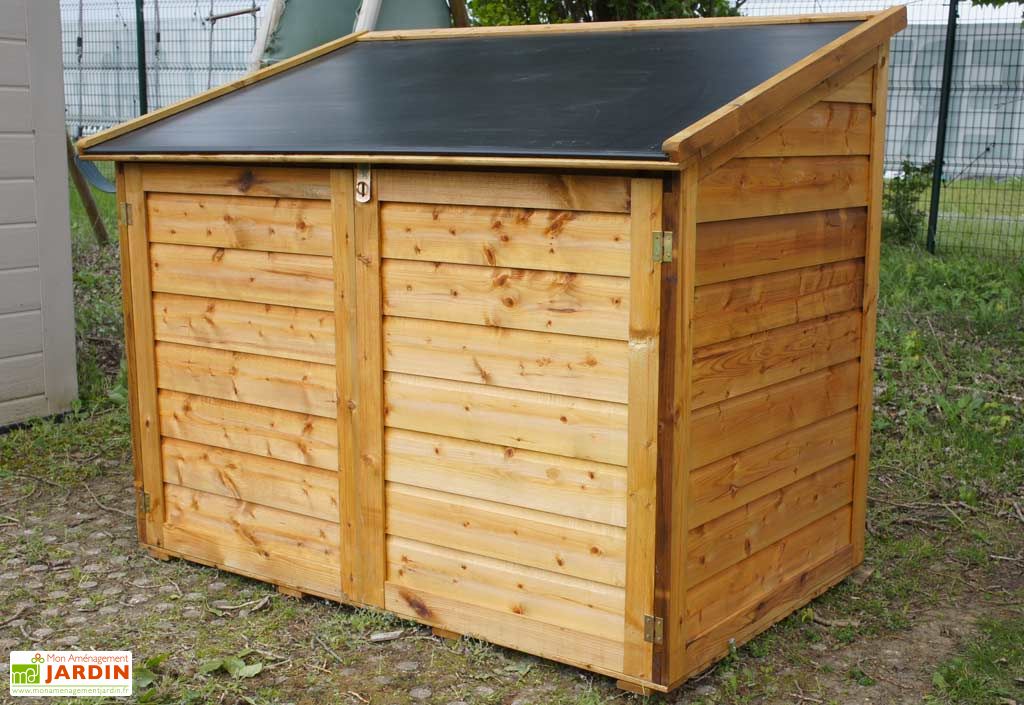 Coffre De Rangement En Bois Trocadero 1200l Chalet Jardin