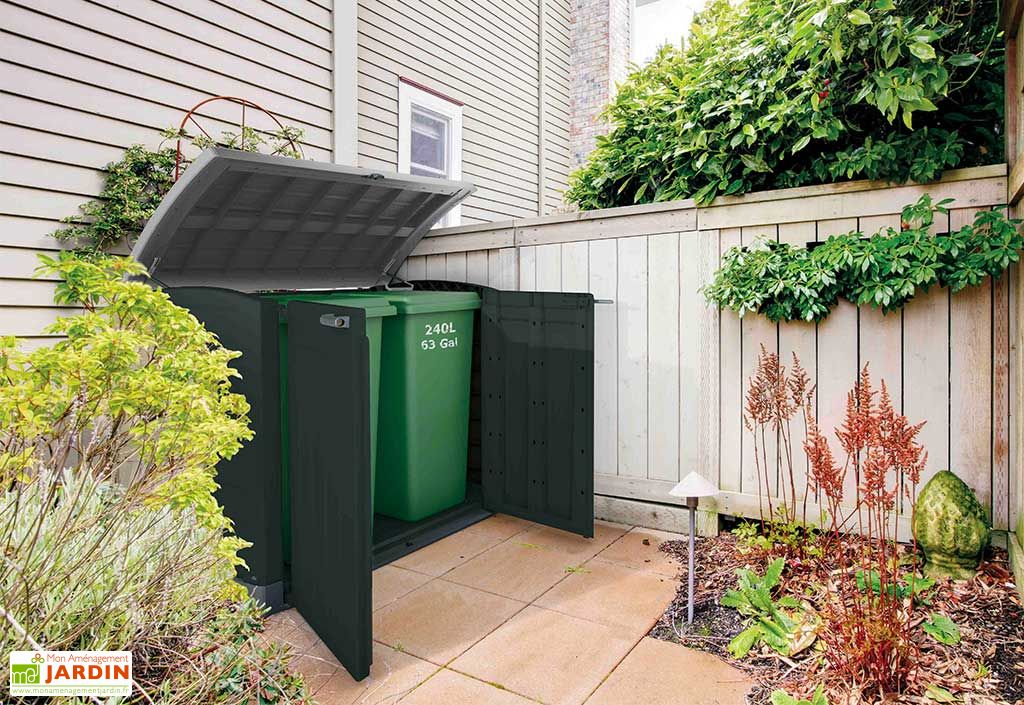 Coffre De Rangement Exterieur Multifonctions En Resine 1200 L