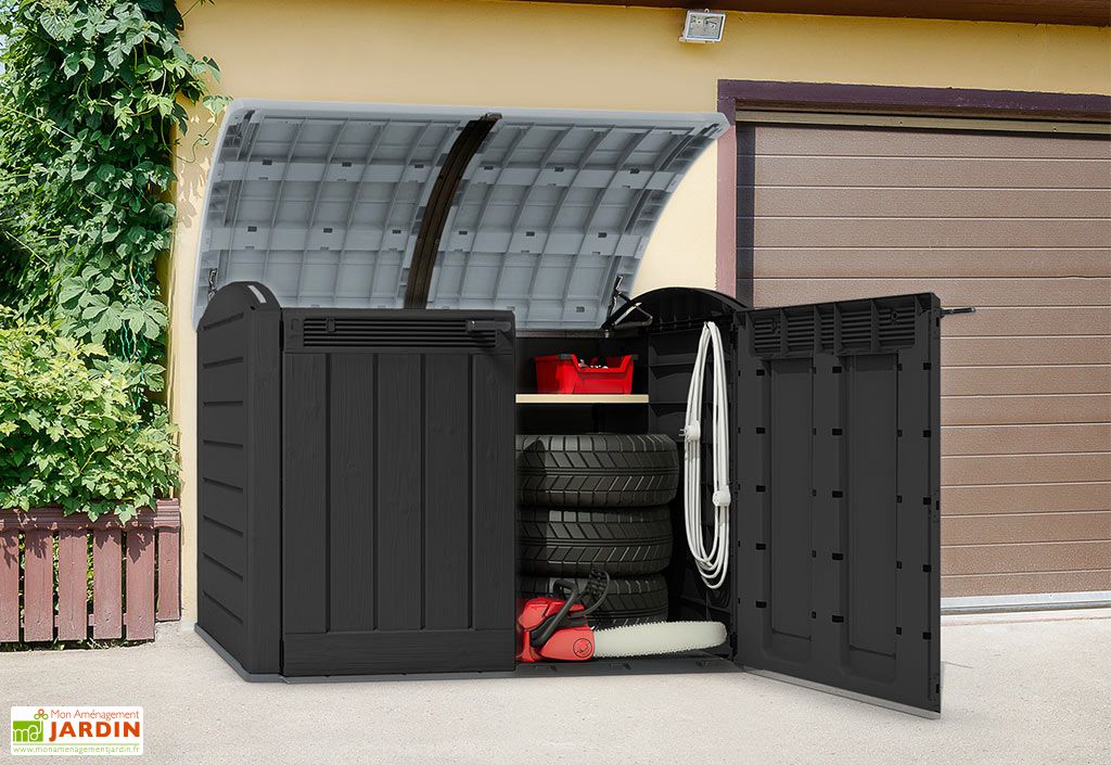 Coffre De Rangement Exterieur Multifonctions En Resine 2000 L Keter
