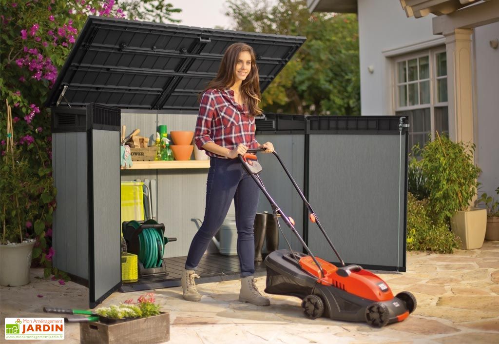 Coffre De Rangement Pour Jardin En Resine Brossium 2100 L Keter