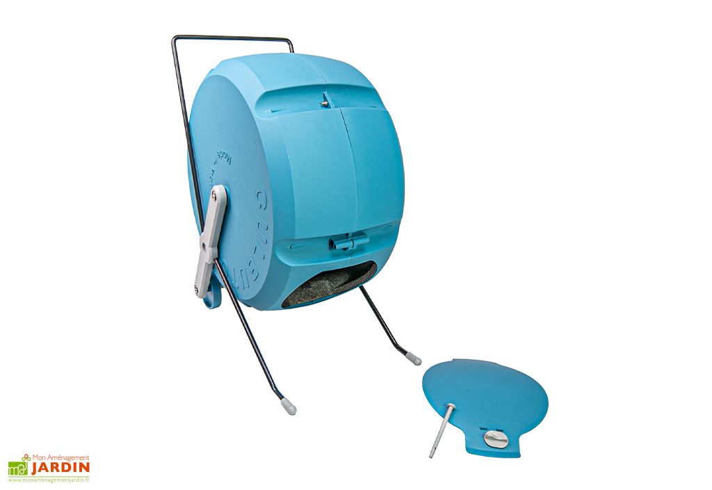 composteur urbain rotatif en polypropylene culbuto formacompost