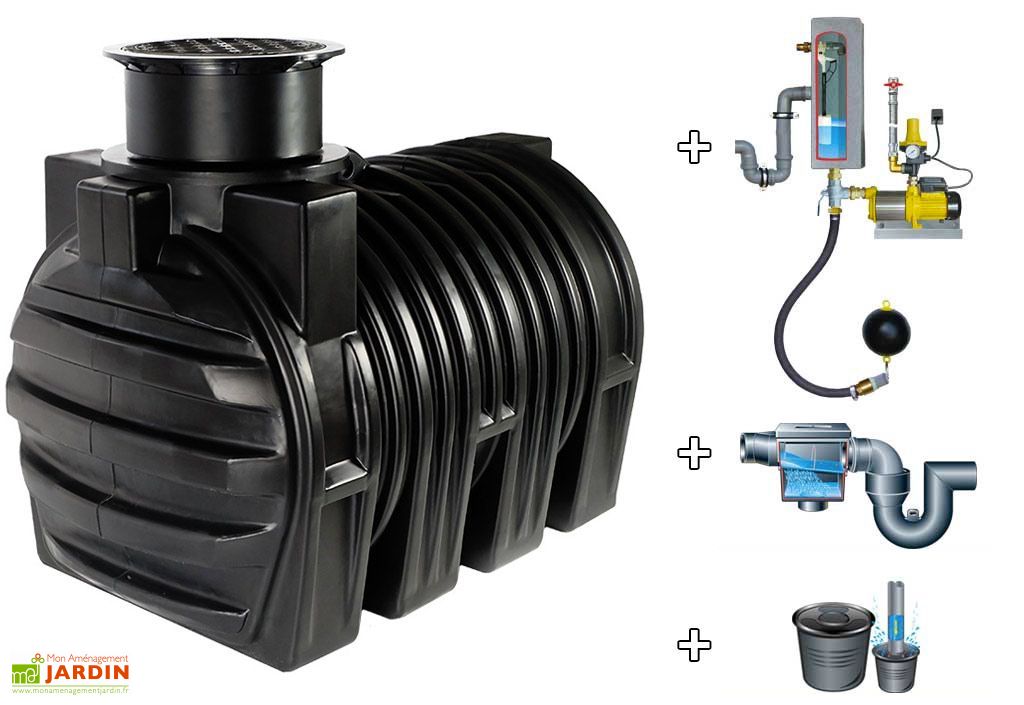 Cuve Recuperateur Eau Clever M 3400 L