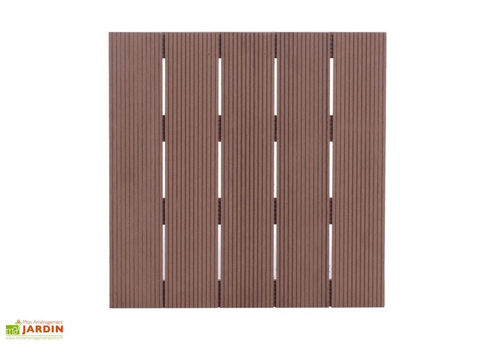 Dalle Composite Marron 50x50 Tek Forest Style