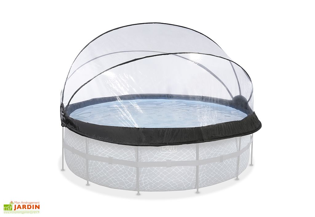 dome de protection pour piscine ronde o4 27 m exit toys