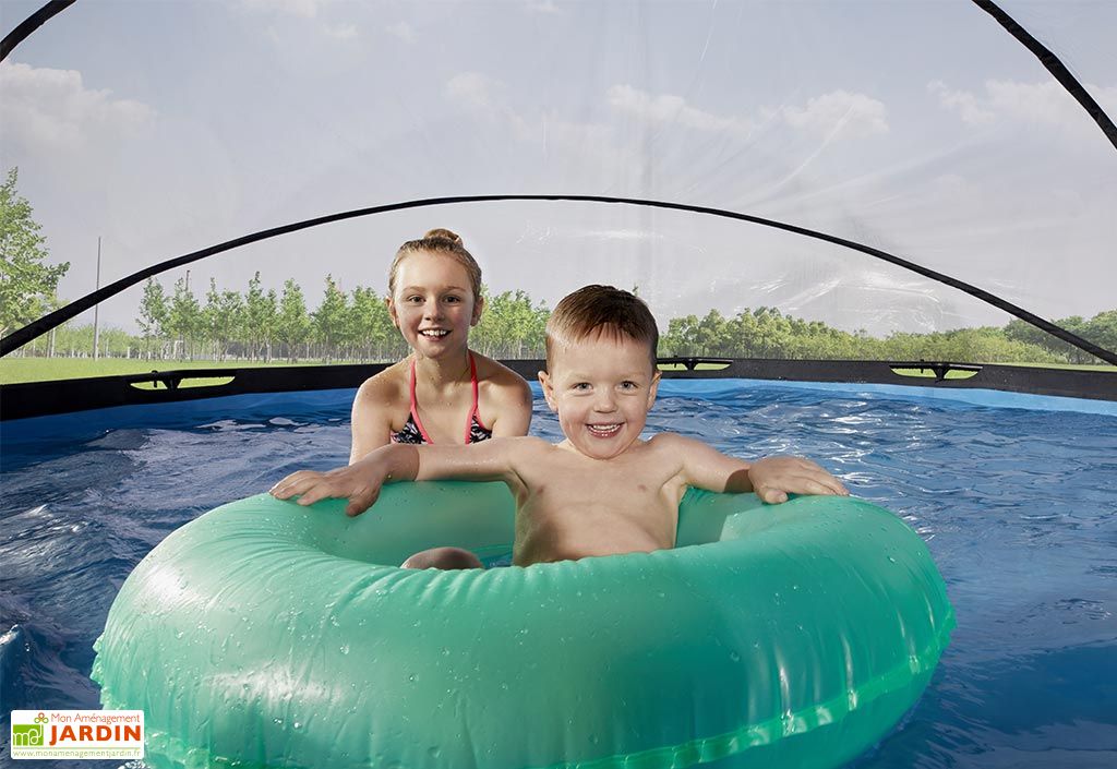 Couverture Pour Piscine Ronde O4 50 M Dome De Protection Exit Toys