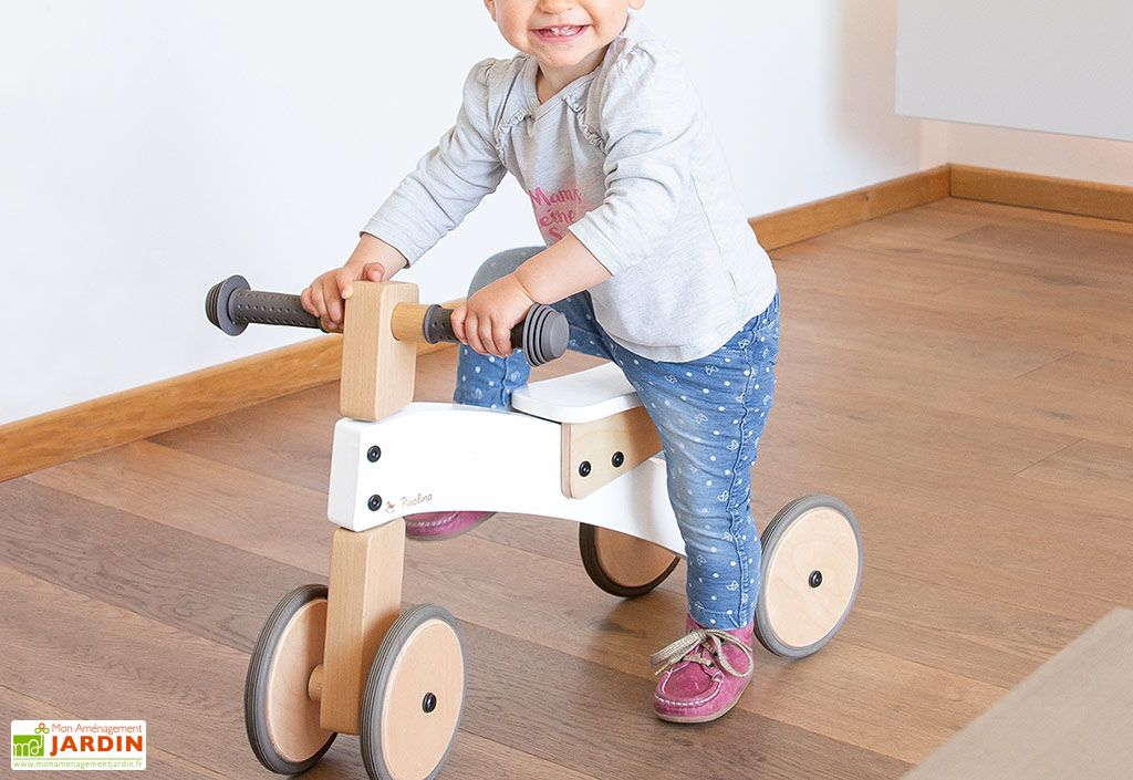 Draisienne En Bois Blanc Velo Sans Pedale Rudi Pinolino Draisienne En Bois Blanc Velo Sans Pedale Rudi Pinolino