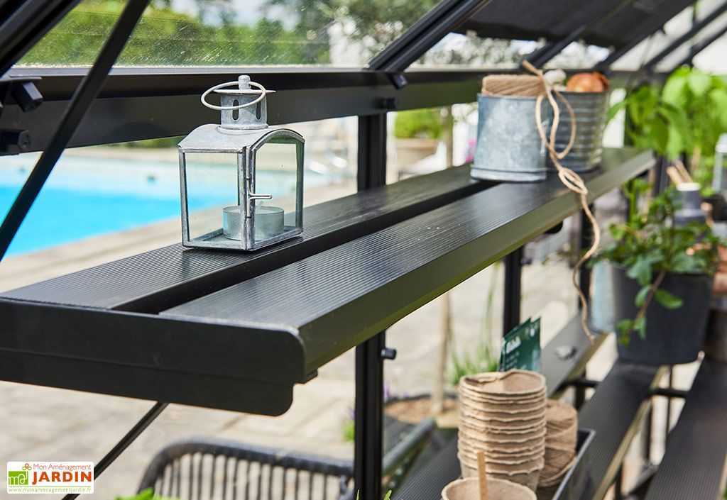 Etagere En Aluminium Pour Serre De Jardin Halls Qube 20 X 125 Cm Halls