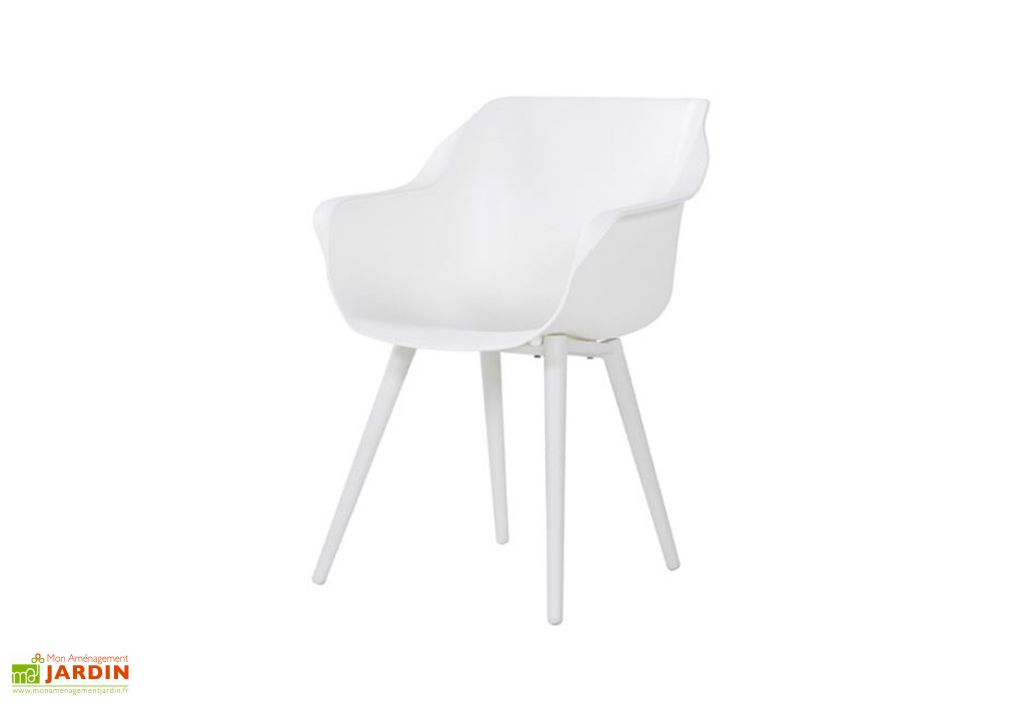 Fauteuil De Jardin En Aluminium Et Resine Sophie Studio Lot De 2 Hartman