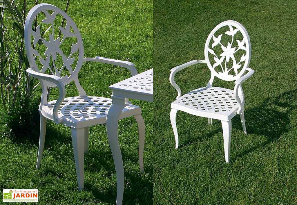 Fauteuil de Jardin en Aluminium Versailles Fauteuil de Jardin en Aluminium Versailles