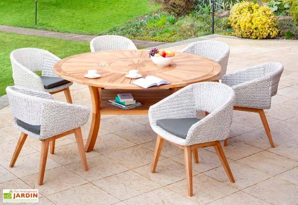 Fauteuil De Jardin En Bois De Teck Devi Pls Coloris Mountfield A S
