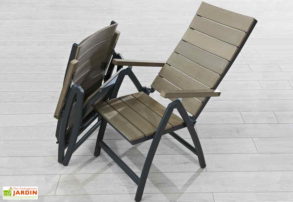 Fauteuil de Jardin Composite Multipositions - Fauteuil de Jardin