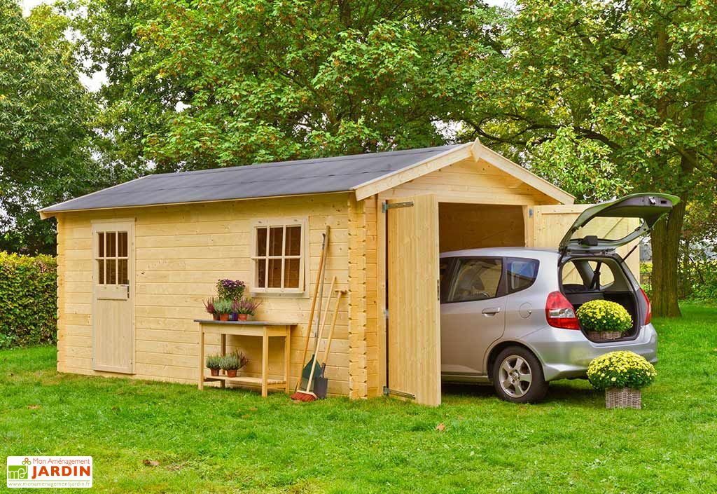 garage en bois d epicea brut texas 15 6 m olg