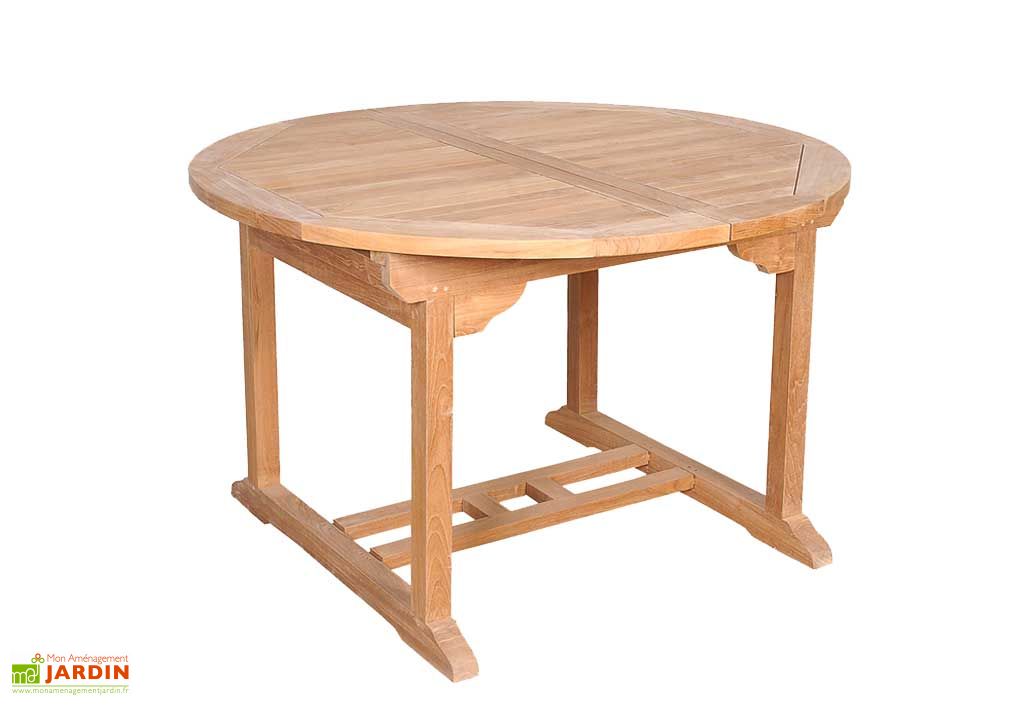 Table Jardin Teck Ronde Prétoria Table Prétoria 6 couverts Residence
