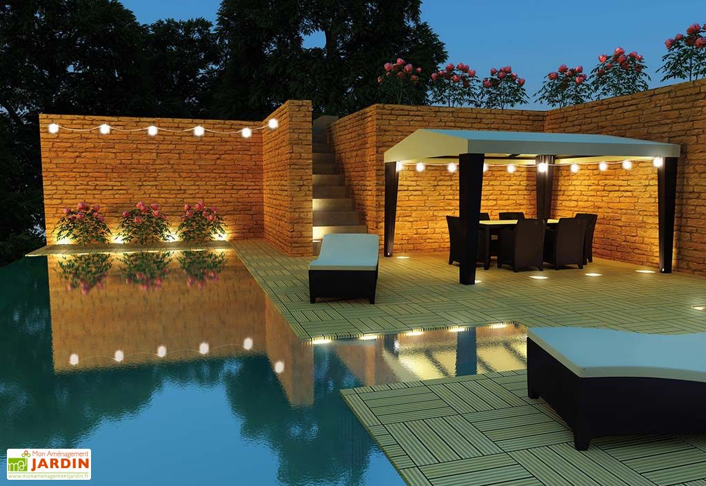 Guirlande Boules Blanches 4 Ou 10 Globes Au Choix Lumi Jardin