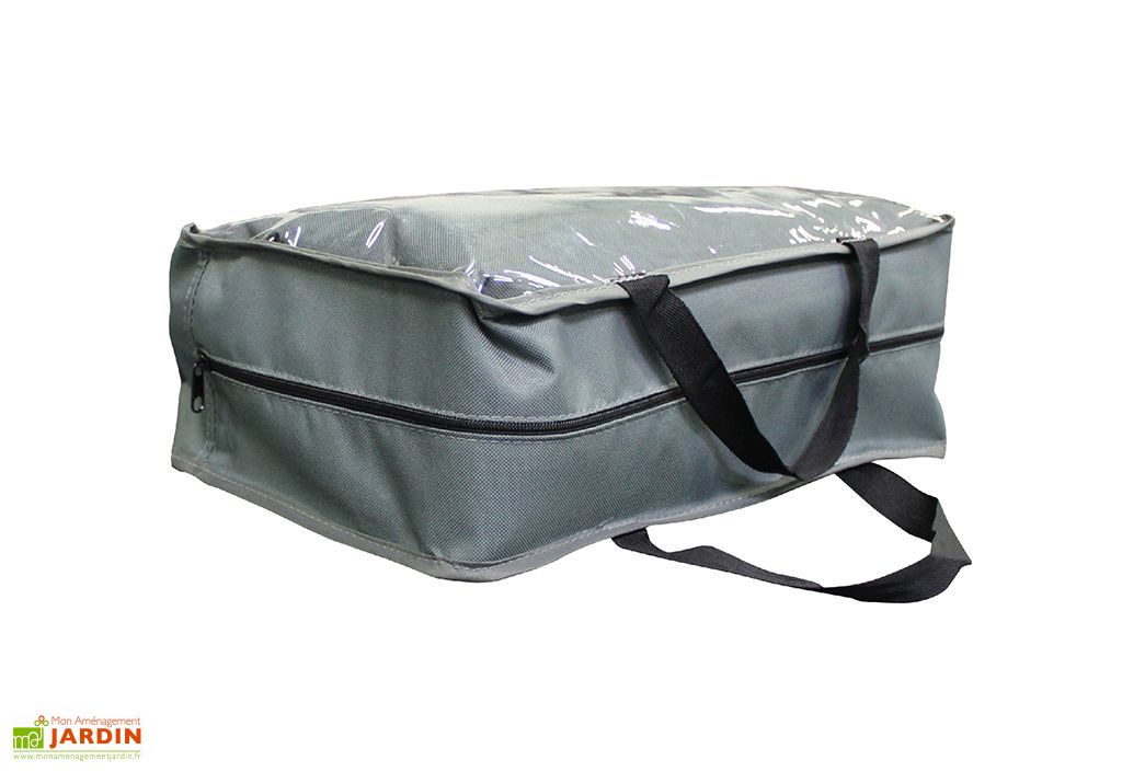 Housse Pour Salon De Jardin Bas En Polyester Gris Paris Garden