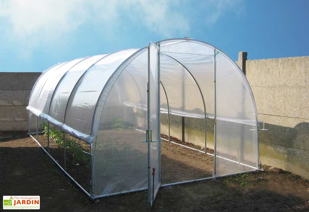 Serre Tunnel Jardiniere (3x6) - Tonneau