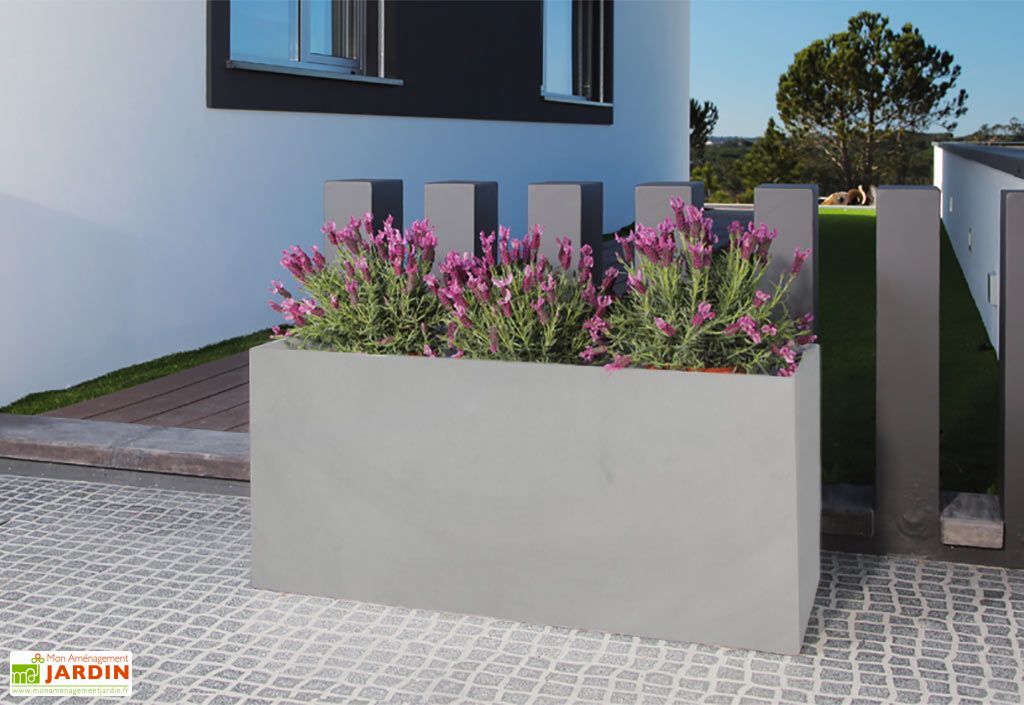 Jardinière en Béton Fibré Retkube 120 (120x40) Blive