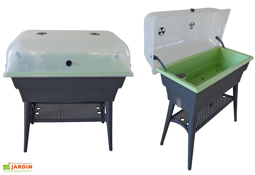 Fabriqué En France UV Résistant Eda Bac A Arbustes Vase Haut Palmea 65 L - Double Paroi Reserve D Eau Integree 47 X 47 X 65 Cm Gris 3086960201715 Jardinière Réserve D'eau Fabriqué En France UV Résistant Eda Bac A Arbustes Vase Haut Palmea 65 L - Double Paroi Reserve D Eau Integree 47 X 47 X 65 Cm Gris 3086960201715 Jardinière Réserve D'eau