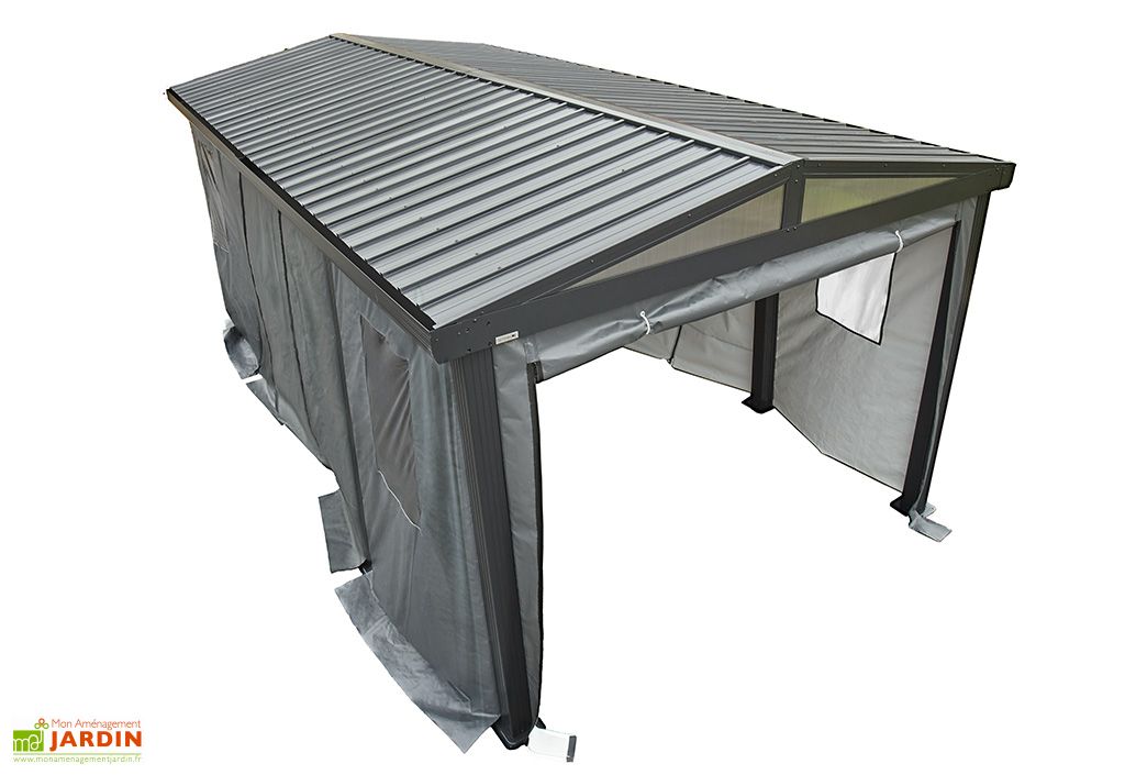 Rideaux Pour Carport En Aluminium Sojag 18 M Samara 10 X 18 Sojag
