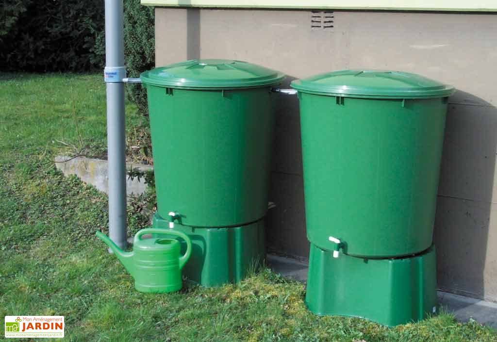 Kit 1020 L Garantia Soit 2 Cuves à Eau De Pluie De 510 L