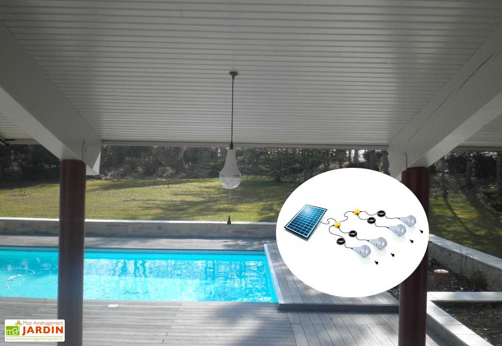 lampe solaire tonnelle