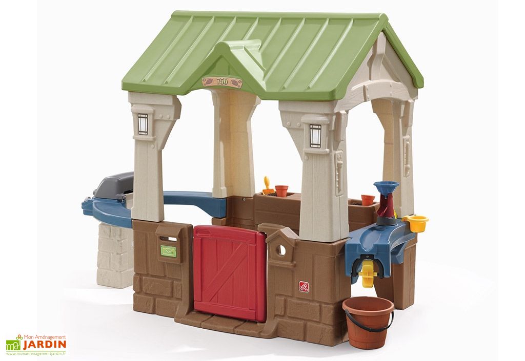 Maison De Jardin En Plastique Great Outdoors Playhouse 3 Activites