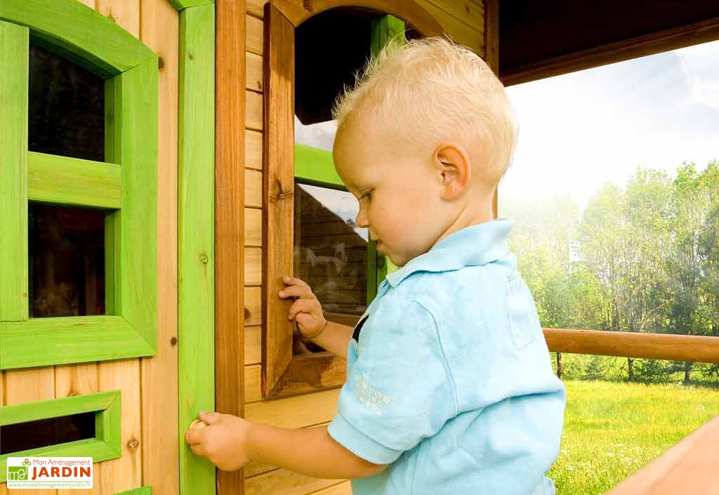 Maison Enfant Bois Laura - Playhouse Laura - Axi