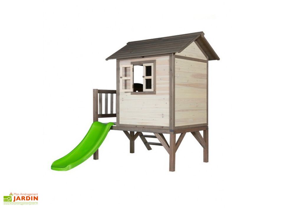 Maison pour Enfant Bois Lodge XL - Sunny