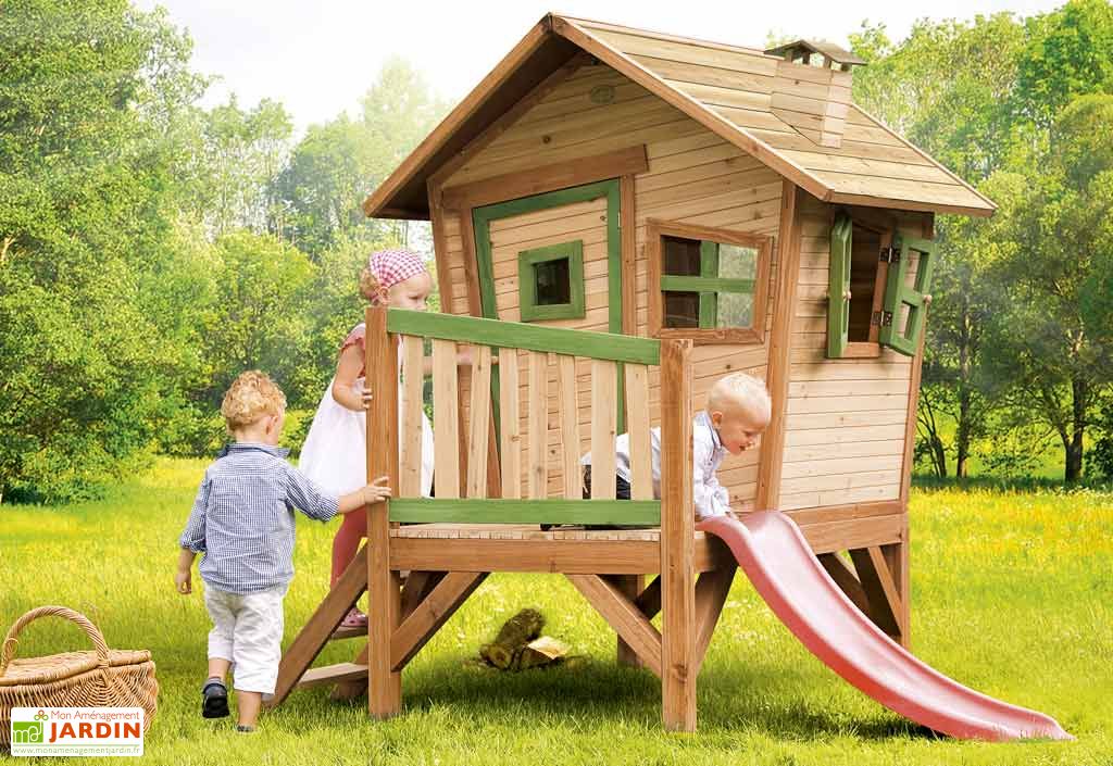 Maison Enfant Bois Robin Playhouse Robin Axi