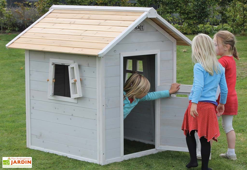 Maison pour Enfant Bois Grise Beach - Exit Toys