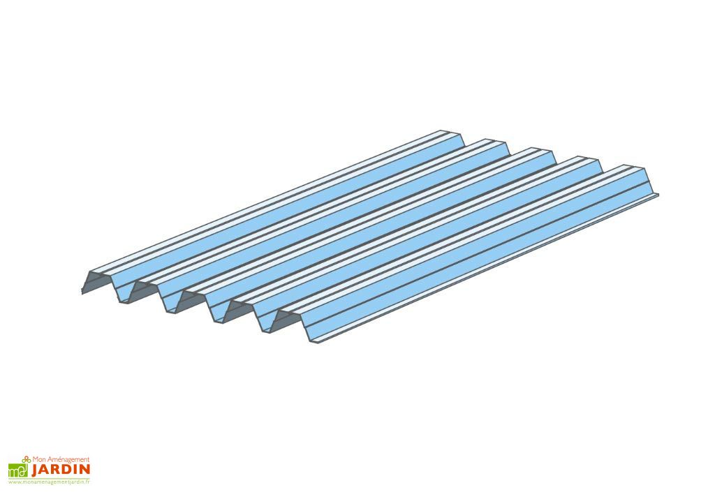 Panneau De Toit En PVC Pour Carports Modulables Solid Solid